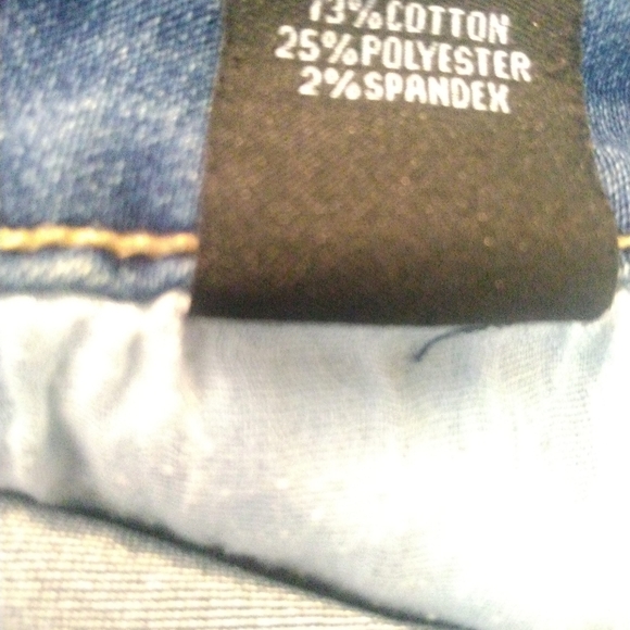 Knoix Faded Distressed Denim Shorts - Picture 14 of 14